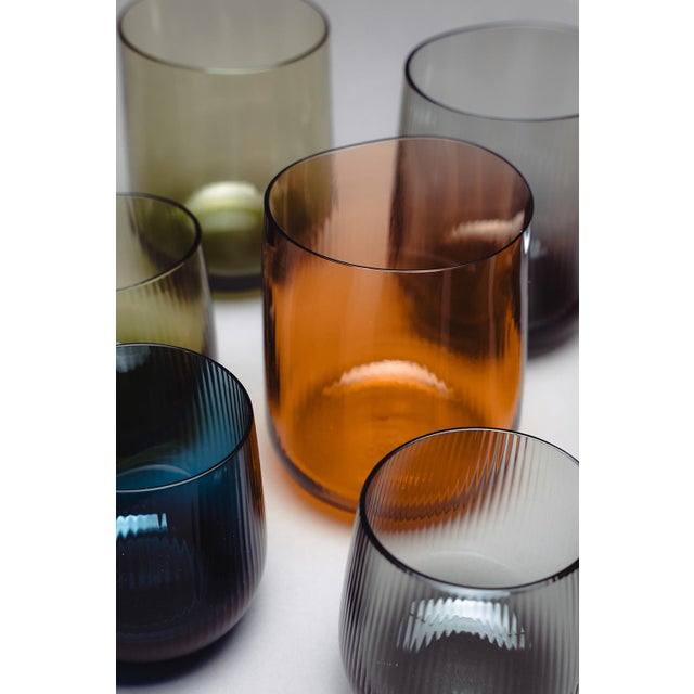 Small Stilla Liquida Glasses by Federico Peri for Purho, Set of 2 For Sale - Image 12 of 15