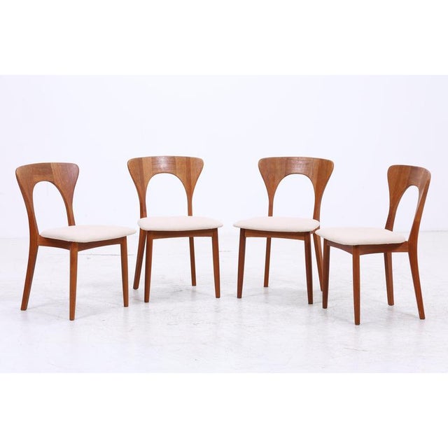 Vintage Danish Teak Chairs from Niels Koefoed, Set of 4 For Sale - Image 3 of 15