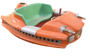Orange and Green Carousel Plane, 1960s