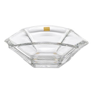 Glass Ginkgo Vide-Poche from Baccarat For Sale