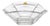 Glass Ginkgo Vide-Poche from Baccarat For Sale