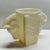 Art Deco 1920 Milk Glass Horse Vase For Sale - Image 3 of 8