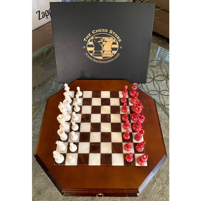 Up for sale is a spectacular, collector-grade luxury chess ensemble combining two elite names in high-end chess...