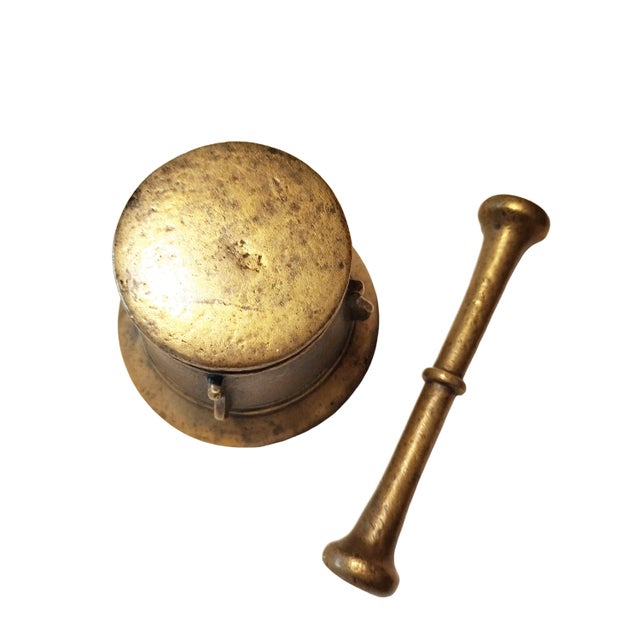 Antique Bronze Mortar, 1850, Set of 2 For Sale - Image 4 of 8