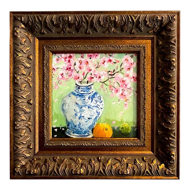 Impressionist English Oil Painting, Signed & Framed For Sale