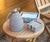 Wood Artifacts Rattan Guest Towel - Rectangular Napkin Holder with Cutout in White Wash For Sale - Image 7 of 8