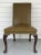 Thomas Chippendale Antique 18th Century George II Leather Upholstered Mahogany Back Stool Side Chair Circa 1760 For Sale - Image 4 of 12