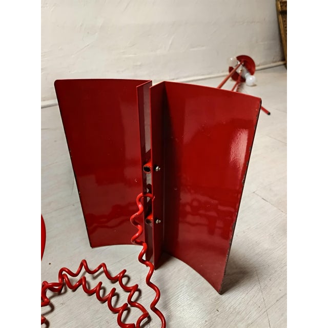 Vintage Red Floor Lamp, 1980s For Sale - Image 15 of 17