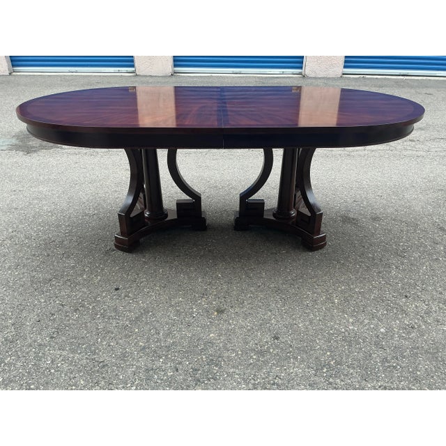 Bernhardt Furniture Martha Stewart Whitney Opal Point Collection Dining Table For Sale In San Diego - Image 6 of 13