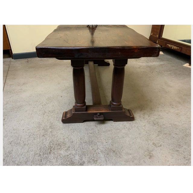 Vintage Monastery Table, 1940s For Sale - Image 12 of 14