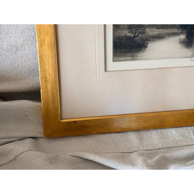 John Lumsden Propert - Etching “Sunset, Romney Marsh” – 1922 Framed For Sale - Image 4 of 12