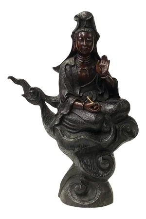 Fine Bronze Metal Tara Bodhisattva Kwan Yin Avalokite?vara Buddha Statue