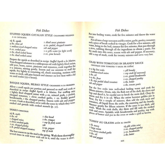 "The Home Book of Spanish Cookery" 1967 Aznar, Marina Pereira De and Froud, Nina For Sale In New York - Image 6 of 8