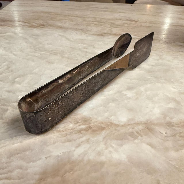 Metal Metales Casados Serving Utensils Mexican Modernism Silver-Plated Brass For Sale - Image 7 of 16