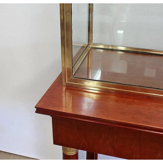 Console with Showcase Cabinet, Early 1900s For Sale - Image 10 of 18