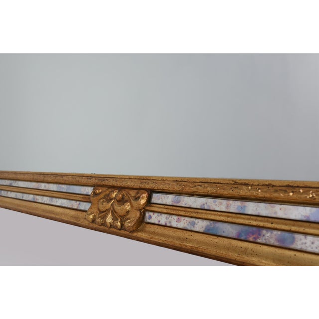 Glass Baroque Revival Mirror in Gilded Resin from Deknudt, Belgium, 1950s For Sale - Image 7 of 11