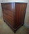 Louis-Philippe Chest of Drawers in Flame Mahogany with White Marble Top For Sale - Image 4 of 7