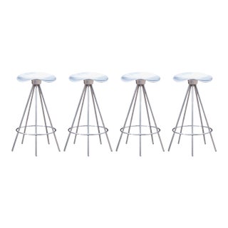 Jamaica Counter Stools by Pepe Cortés Manufactured by Amat-3 for Knoll - Set of 4 For Sale
