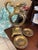 Brass Vintage Baroque Revival Figural Wine Ewer Urn W/Cherubs & Gargoyles For Sale - Image 8 of 8
