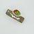 1990s Vintage Southwestern Navajo American Silversmith Fritson Toledo Sterling & Green Turquoise Cuff Bracelet - 7” For Sale - Image 16 of 18