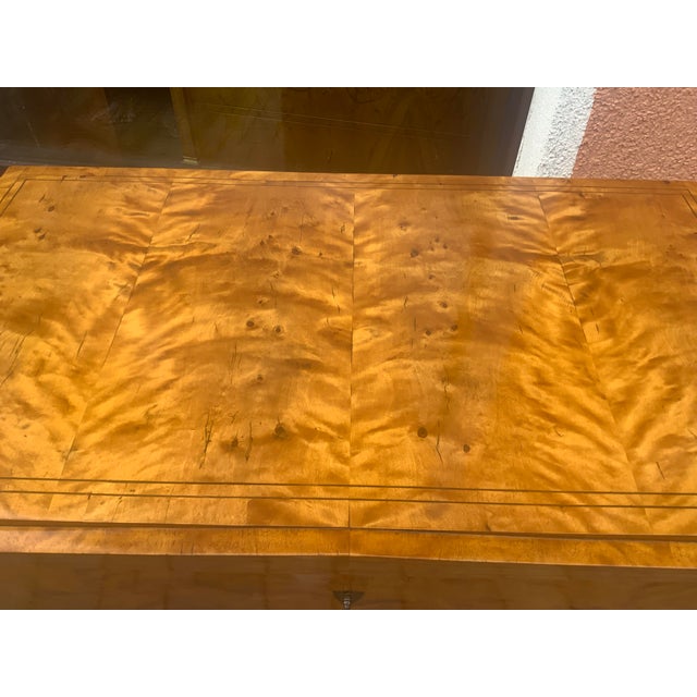 Biedermeier Chest of Drawers in Birch, 1830 For Sale - Image 13 of 16