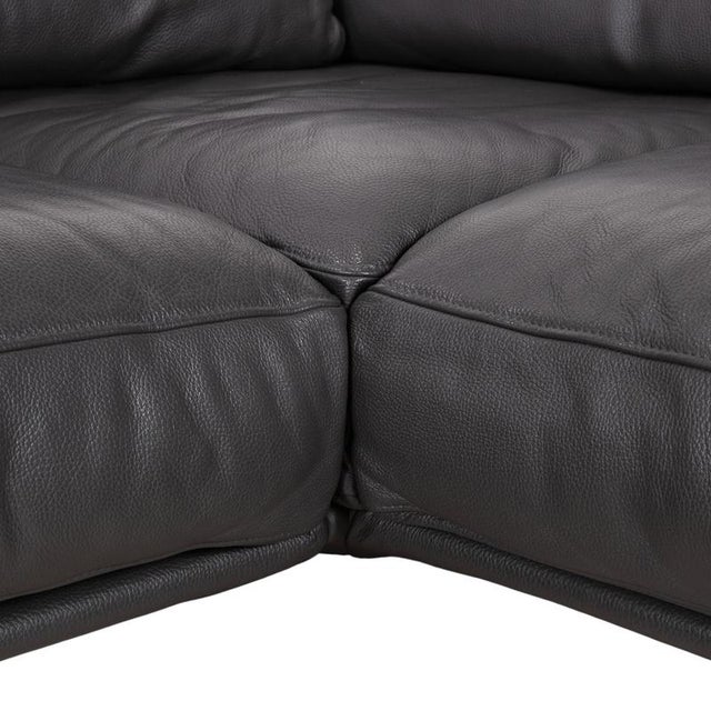 Animal Skin Shine Leather Corner Sofa from Ewald Schillig For Sale - Image 7 of 18