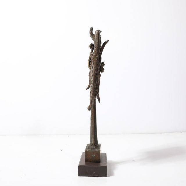 Brutalist Iron & Steel Sculpture Entitled "Reliquary" Signed Lindsey Decker For Sale - Image 17 of 17