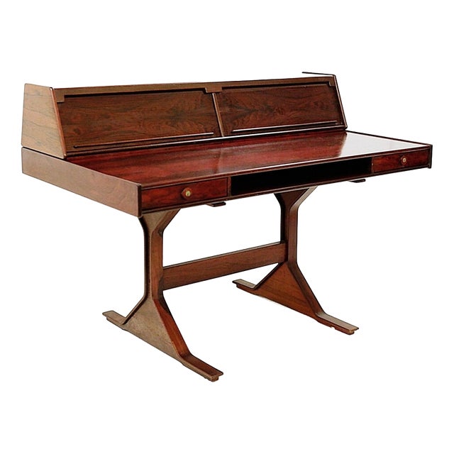 Italian Model 530 Writing Desk by Gianfranco Frattini for Bernini, 1960s For Sale