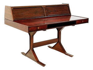 Italian Model 530 Writing Desk by Gianfranco Frattini for Bernini, 1960s