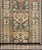 Early 20th Century Long Persian Kurdish Runner With Medallion Design in Charcoal, Ivory and Red For Sale - Image 5 of 14