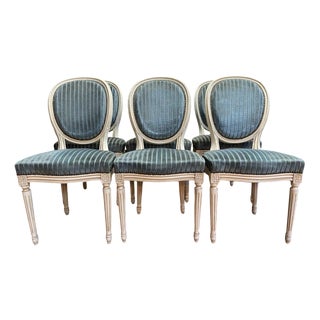Louis XVI Chairs, Set of 6 For Sale