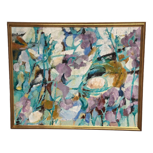 After Gunnar Alvarna, Composition, 1960s, Oil on Canvas For Sale