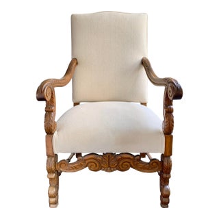 19th Century English Library Chair For Sale