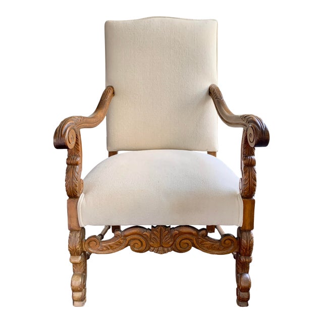 19th Century English Library Chair For Sale