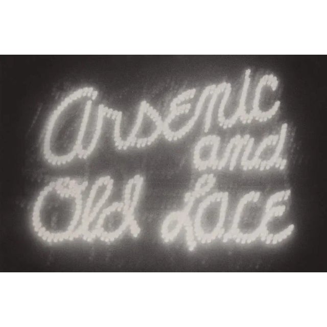 "Arsenic and Old Lace" Film Marquee Vintage Photo For Sale