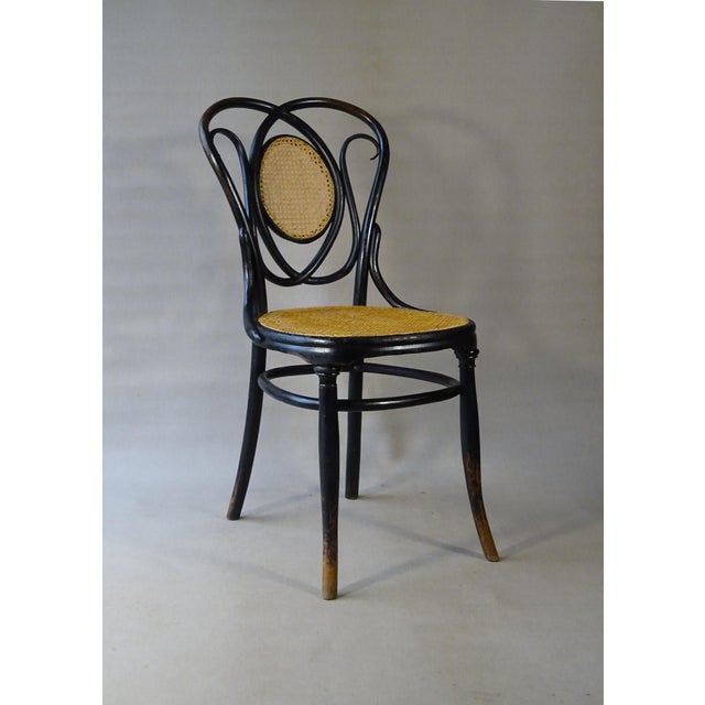 Art Nouveau No. 22 Chair from Chevallier Fiume, 1885 For Sale - Image 10 of 18