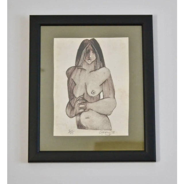 Limited edition print signed and numbered 3 of 20. Dated 1978. In a contemporary black frame. Really very pretty work by...