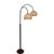 Brown Mid-Century Modern Space Age Dijkstra Floor Lamp with Two Shades For Sale - Image 8 of 8