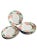 Lovely classic Franciscan China in the Desert Rose pattern. Set of 9 dinner plates, 10.5 inch, from the 1970s are back...