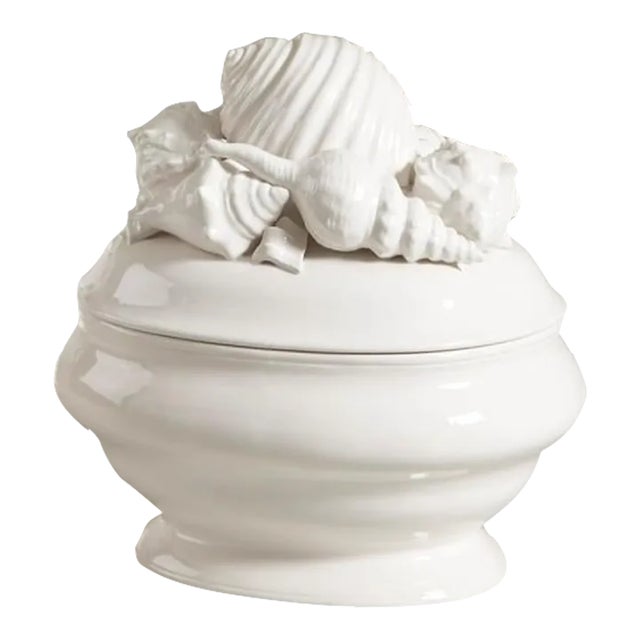 Chelsea House Shell Ceramic Tureen For Sale