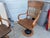 Antique Oak Courtroom Juror Chairs Set of 3 Cast Iron Base Early 1900s For Sale - Image 18 of 18
