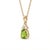 Not Yet Made - Made To Order Handmade Natural Peridot Teardrop Pendant Necklace in 18k Gold Plated For Sale - Image 5 of 5