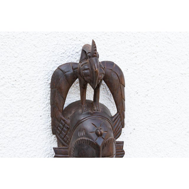 Carved Kwele Mask, Guardian of the Harvest For Sale In Los Angeles - Image 6 of 8