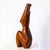 Contemporary Mid Century Wooden Figure Sculpture For Sale - Image 3 of 7