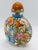 Late 20th Century Clear Glass Snuff Bottle With Painted Enamel Flowers and Yongzheng Mark For Sale In Chicago - Image 6 of 13