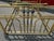Vintage Hollywood Regency Brass Full Size Bed Frame With Marble Accents For Sale - Image 9 of 11
