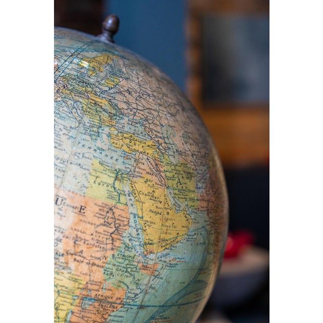 Wrought iron base. Paris, early 1900s This piece has an attribution mark, I am sure that it is completely authentic and...