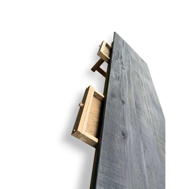 60" - French Farmhouse Table With Drawers on Both Sides For Sale - Image 9 of 10