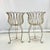 1950s 1950s Vintage Art Nouveau French Hollywood Regency Jardiniere Tulip Planter - A Pair. For Sale - Image 5 of 15