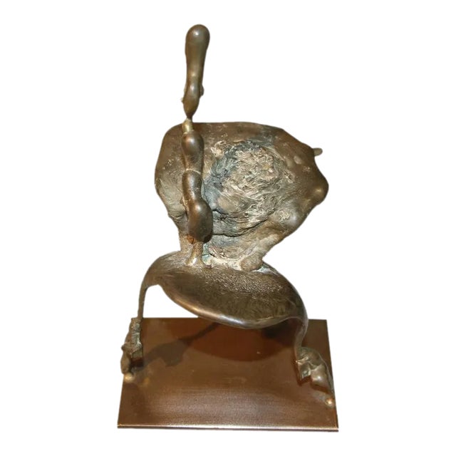 Nice Bronze in the Manner of Barry Flanagan Signed Flanagan For Sale